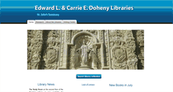 Desktop Screenshot of library.stjohnsem.edu